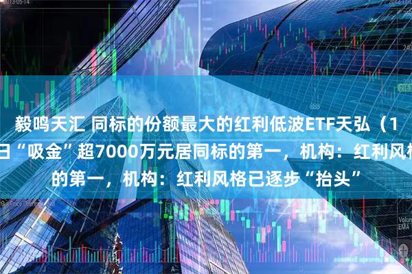 毅鸣天汇 同标的份额最大的红利低波ETF天弘（159549），近3日“吸金”超7000万元居同标的第一，机构：红利风格已逐步“抬头”